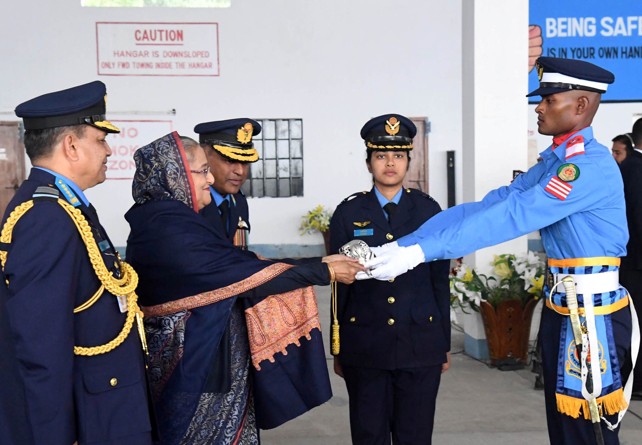 New recruit in Bangladesh Air Force should work dedicate for country: Hasina